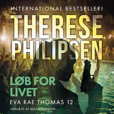 Løb for livet - 12 – omslag til lydbogen af Therese Philipsen