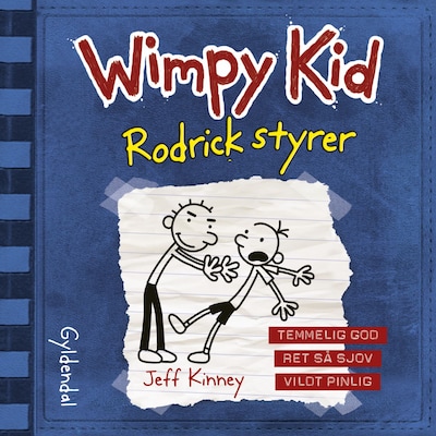 Wimpy Kid 2 - Rodrick styrer – omslag til lydbogen af Jeff Kinney