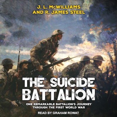 The Suicide Battalion – omslag til lydbogen af J.L. McWilliams, R. James Steel