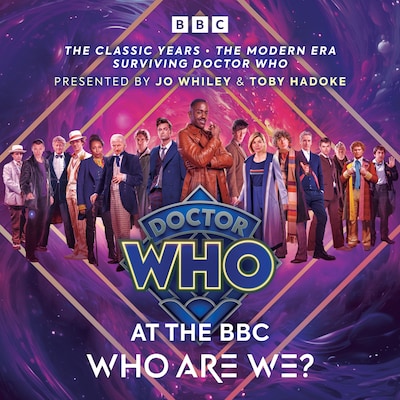 Doctor Who at the BBC: Who Are We? – omslag til lydbogen af BBC