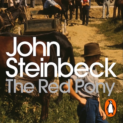 The Red Pony – omslag til lydbogen af John Steinbeck