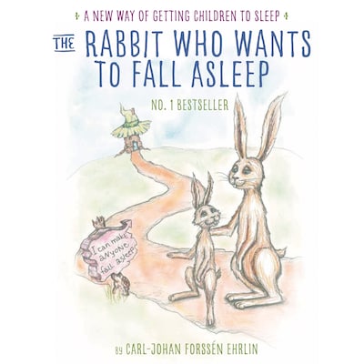 The Rabbit Who Wants to Fall Asleep – omslag til lydbogen af Carl-Johan Forssén Ehrlin