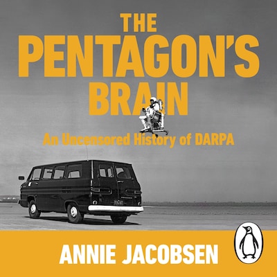 The Pentagon’s Brain – omslag til lydbogen af Annie Jacobsen