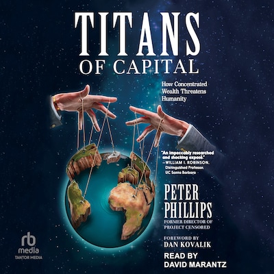 Titans of Capital – omslag til lydbogen af Peter Phillips