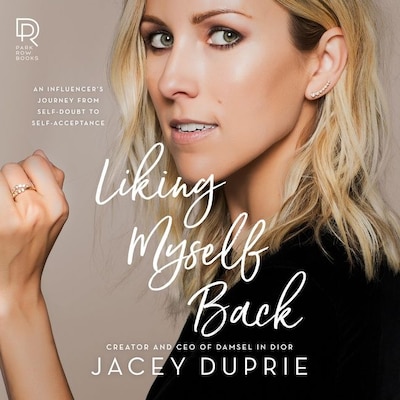 Liking Myself Back – omslag van het luisterboek van Jacey Duprie