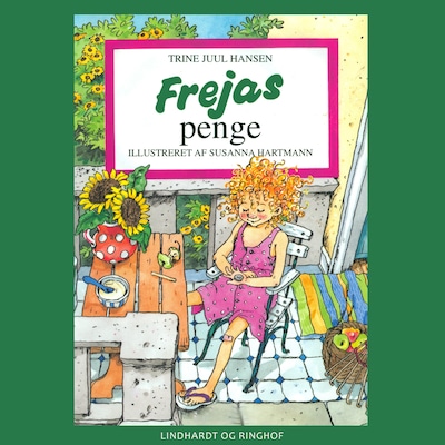 Frejas penge – omslag til lydbogen af Trine Juul Hansen