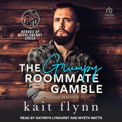 The Grumpy Roommate Gamble – omslag til lydbogen af Kait Flynn