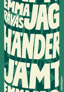 Jag händer jämt – omslag till ljudboken av Emma Rävås