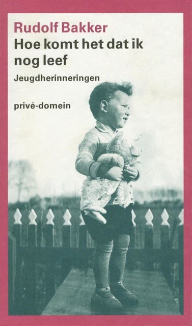 Hoe komt het dat ik nog leef: jeugdherinneringen – omslag van het luisterboek van Rudolf Bakker