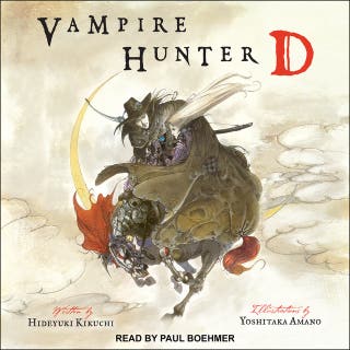 Vampire Hunter D – omslag van het luisterboek van Hideyuki Kikuchi