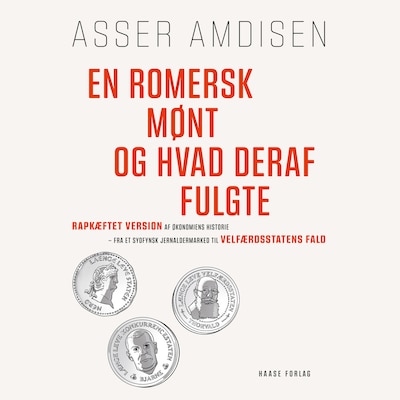 En romersk mønt og hvad der deraf fulgte – omslag til lydbogen af Asser Amdisen