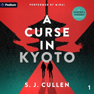 A Curse in Kyoto – omslag til lydbogen af S.J. Cullen