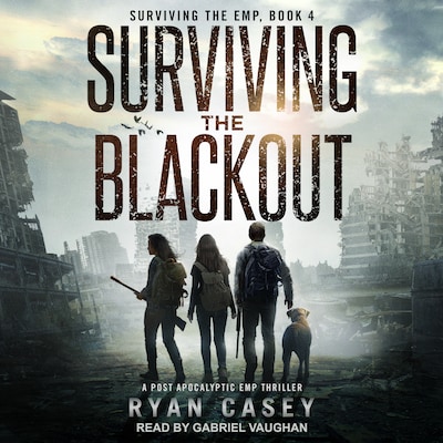 Surviving the Blackout – omslag til lydbogen af Ryan Casey
