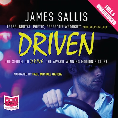 Driven – omslag til lydbogen af James Sallis