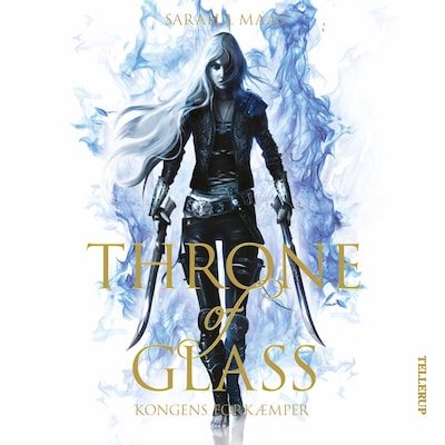 Throne of Glass #1: Kongens forkæmper – omslag til lydbogen af Sarah J. Maas