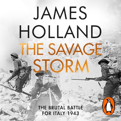 The Savage Storm – omslag til lydbogen af James Holland