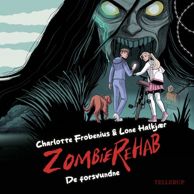 Zombie Rehab #1: De forsvundne – omslag til lydbogen af Lone Halkjær, Charlotte Frobenius