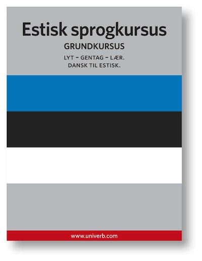 Estisk sprogkursus – omslag til lydbogen af Ann-Charlotte Wennerholm