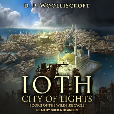 Ioth, City of Lights – omslag til lydbogen af D.P. Woolliscroft