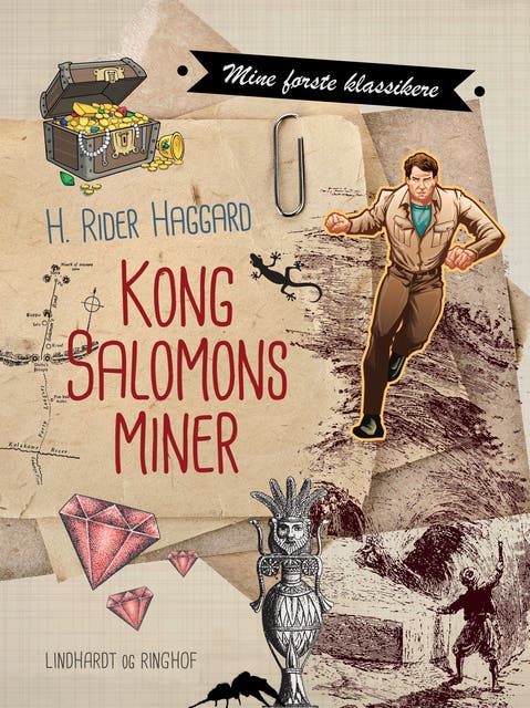 Kong Salomons miner – omslag til lydbogen af H Rider Haggard