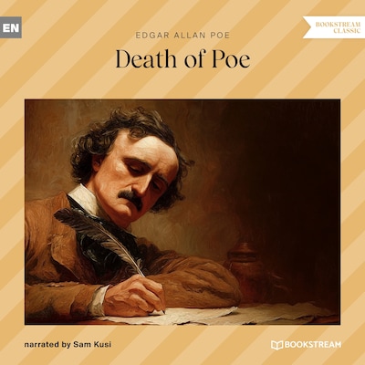 Death of Poe – omslag til lydbogen af Edgar Allan Poe, N. P. Willis