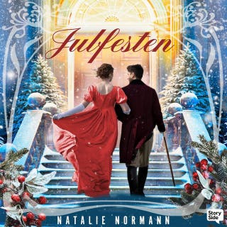 Julfesten – omslag till ljudboken av Natalie Normann