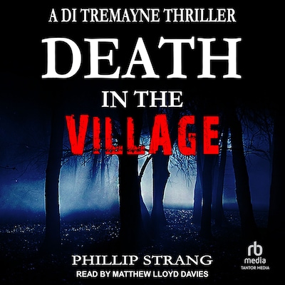 Death In The Village – omslag til lydbogen af Phillip Strang