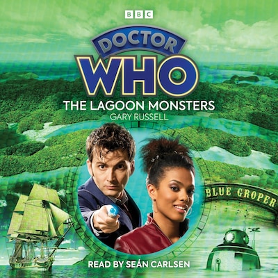Doctor Who: The Lagoon Monsters – omslag til lydbogen af Gary Russell