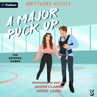 A Major Puck Up: The Revenge Games, Book 3 – omslag till ljudboken av Brittanee Nicole