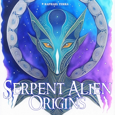 Serpent Aliens Origins – omslag til lydbogen af Raphael Terra