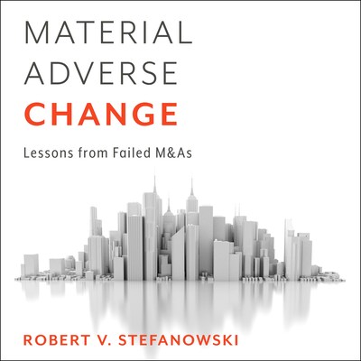 Material Adverse Change – omslag til lydbogen af Robert Stefanowski