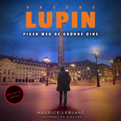 Arsène Lupin - Pigen med de grønne øjne – omslag til lydbogen af Maurice Leblanc