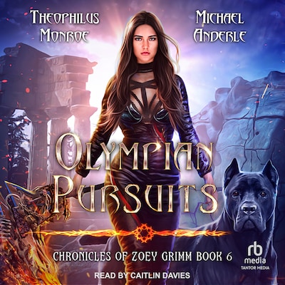 Olympian Pursuits – omslag til lydbogen af Theophilus Monroe, Michael Anderle