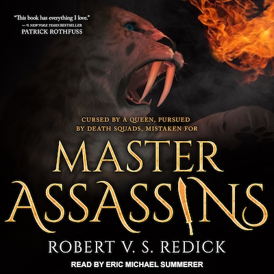 Master Assassins – omslag til lydbogen af Robert V. S. Redick