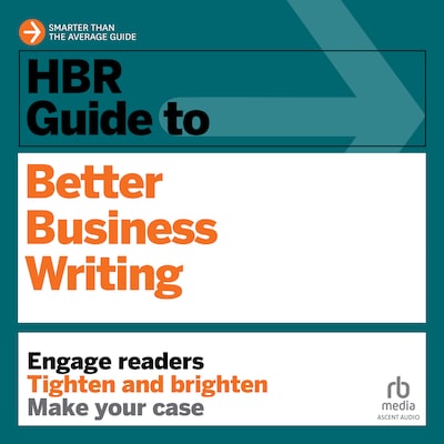 HBR Guide to Better Business Writing – omslag til lydbogen af Bryan A. Garner