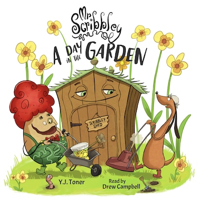 Mr Scribbley – omslag til lydbogen af Y. J. Toner