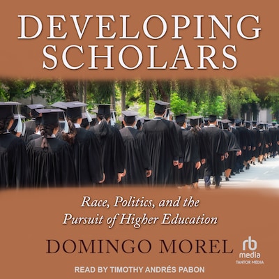 Developing Scholars – omslag til lydbogen af Domingo Morel