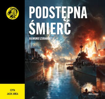 Podstępna śmierć – okładka audiobooka, autor Rajmund Szubański
