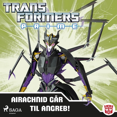 Transformers - Prime - Airachnid går til angreb! – omslag til lydbogen af Transformers