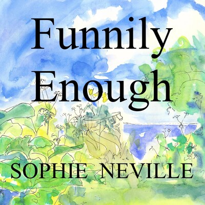Funnily Enough – omslag van het luisterboek van Sophie Neville