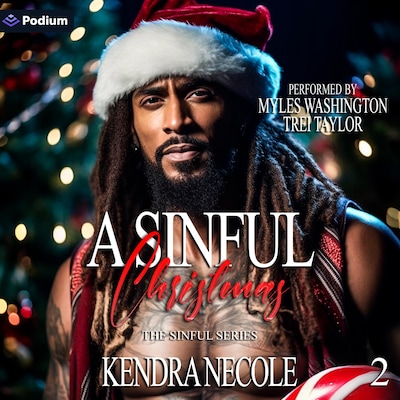 A Sinful Christmas – omslag til lydbogen af Kendra Necole