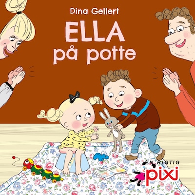Ella på potte – omslag til lydbogen af Dina Gellert