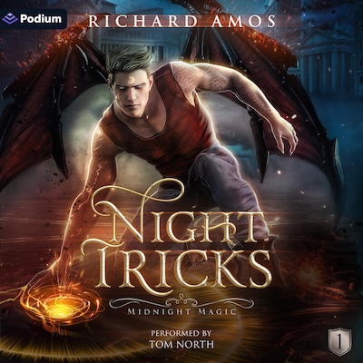 Night Tricks – omslag til lydbogen af Richard Amos