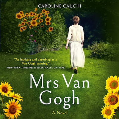 Mrs Van Gogh – omslag til lydbogen af Caroline Cauchi
