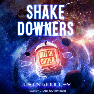 Shakedowners – omslag til lydbogen af Justin Woolley