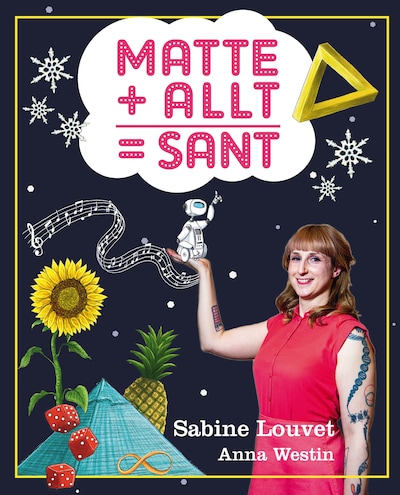 Matte + allt = sant – omslag till ljudboken av Sabine Louvet