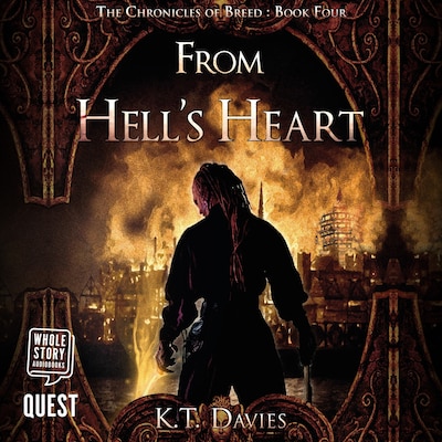 From Hell's Heart – omslag til lydbogen af K.T. Davies