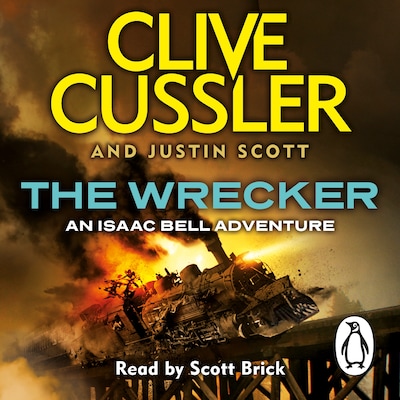 The Wrecker – omslag til lydbogen af Clive Cussler, Justin Scott