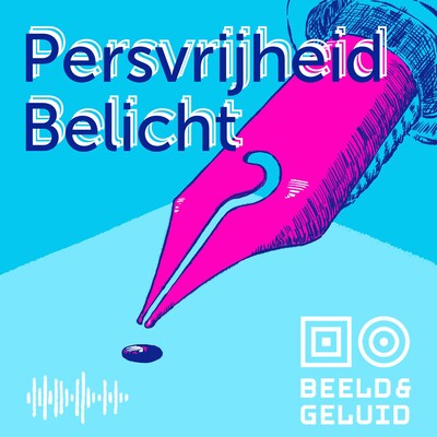 Persvrijheid belicht – omslag van het luisterboek van Geluid & geluid
