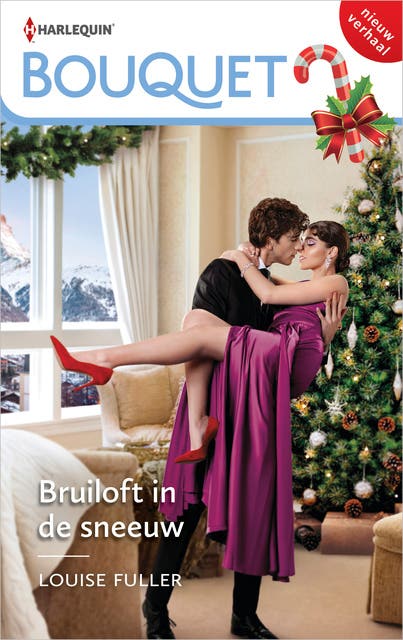 Bruiloft in de sneeuw – omslag van het luisterboek van Louise Fuller
